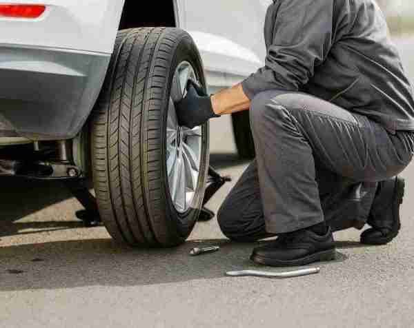 Emergency mobile tyre replacement service near you
